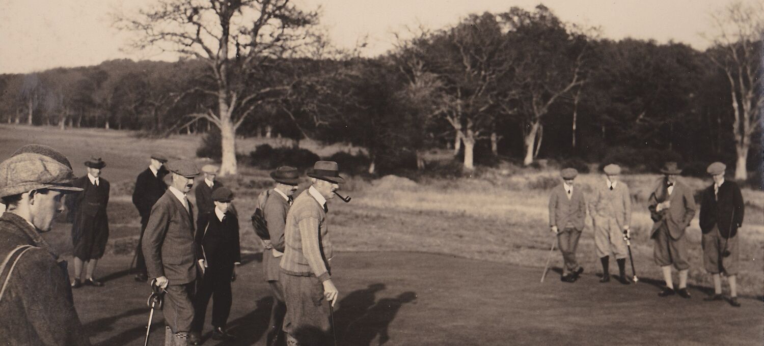 Harry Dean (with pipe), Club Professional 1921-26